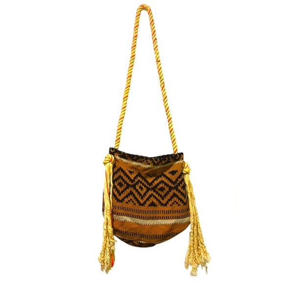 Volcom boho fringe crossbody bag - Picture 1 of 6